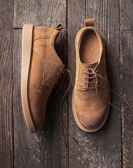 British Style All-Match Board Leather Men's Dress Shoes