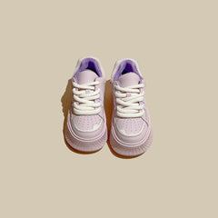 American Retro Breathable Leather Sponge Cake Sport Women's Shoes