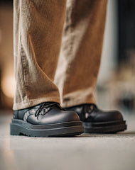 Derby Retro Casual Work Matte Versatile Leather Men's Dress Shoes