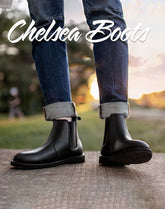 Chelsea Martin British Leather Black Leather Men's Boot