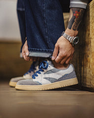 American Cracked Sneakers Versatile Sports Men's Casual Shoes