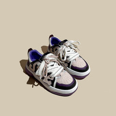 American Retro Skateboard Genuine Leather Women's Shoes