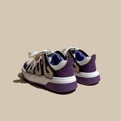 American Retro Skateboard Genuine Leather Women's Shoes