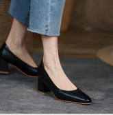 Chic Comfy Slip on Heels