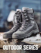 Desert Leather High-Top Outdoor Work Men's Tactical Boot