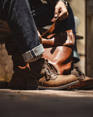 American Retro Beckman 9011 Leather Outdoor Martin Men's Boot