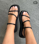 Buckle Platform Sandals