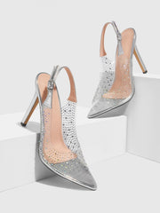 rhinestone high heel sandals summer stilettos