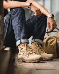 American Retro Casual Desert Outdoor Hiking Men's Boot