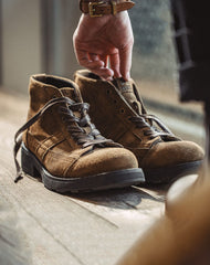 American Retro Mountaineering Casual Desert Leather Men's Boot