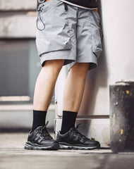 Jogging Black Warrior Thick-Soled Functional Men's Sports Shoes