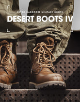 British Style Retro Hardcore Military Desert Combat Men's Boot