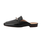 Erin Brown Flat Mules