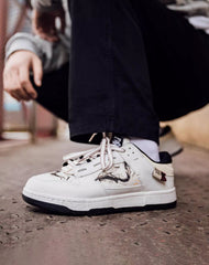 Retro Dragon Shadow Design Sports And Leisure Men's Casual Shoes