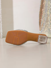Sparkling Rhinestone Party Sandals