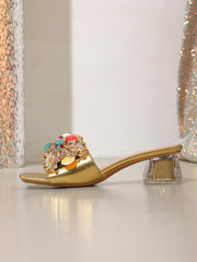 Sparkling Rhinestone Sandals