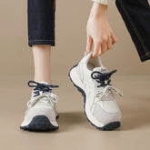 Breathable Retro Ice Silk Forrest Gump White Men's Sneakers