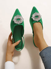 Rhinestone Wedding Pointed Toe Sandals