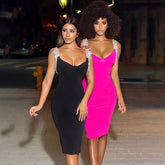 Over Knee Tassels Bandage Dress