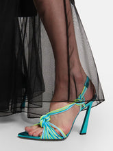 Point Toe Strappy Knot Heels