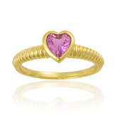 Sophia Spiral Ruby Ring