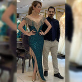 Round Neck Sleeveless Tassels Maxi Bodycon Dress