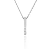 Sapphire Baguette Necklace