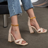 Block Heeled Sandals