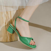 Ankel Strappy Chunky heeled Sandals