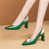 Divinity One Stud Slingback Heels