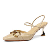 Fiona Nude Kitten Heels