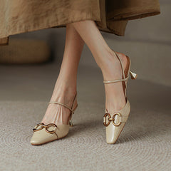 Fiona Nude Kitten Heels