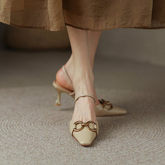 Fiona Nude Kitten Heels