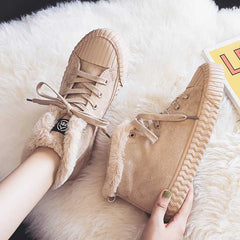 High-Top All-Match Trendy Cotton Winter Women's Boots