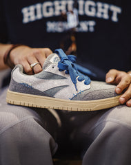 American Cracked Sneakers Versatile Sports Men's Casual Shoes