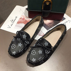 Social Peas All-Match Soft Leather Flat Women's Loafer