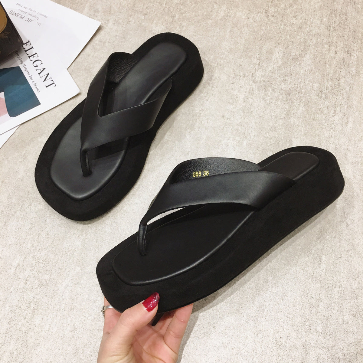 Casual Clip Toe Slippers