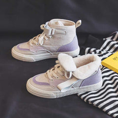 High-Top Plus Velvet Winter Cotton Women's Boots
