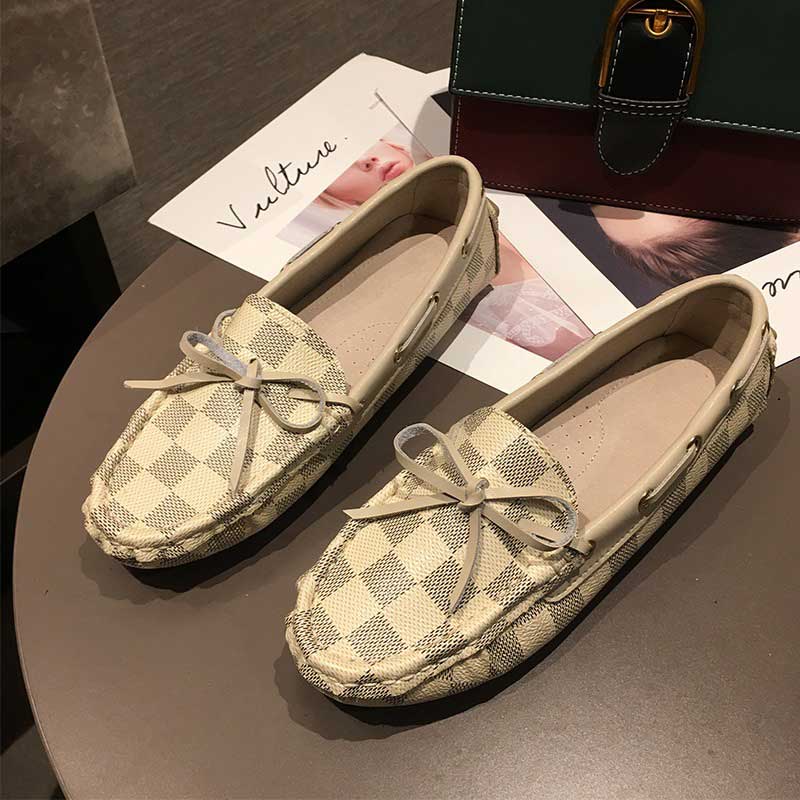 Social Peas All-Match Soft Leather Flat Women's Loafer