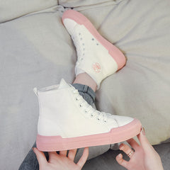 High-top Canvas All-Match Casual Board Women's Shoes