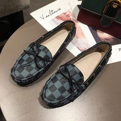 Social Peas All-Match Soft Leather Flat Women's Loafer