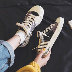 Sweet Girl Canvas Fresh Color Fashion Casual women's shoes