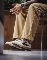 Cracked Versatile Retro Low-Cut Genuine Leather Men's Casual Shoes