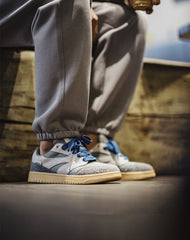 American Cracked Sneakers Versatile Sports Men's Casual Shoes