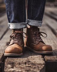 American Retro Beckman 9011 Leather Outdoor Martin Men's Boot