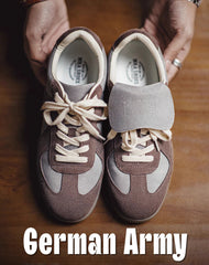 German Army Retro Flip-Up Moral Versatile Sports Men's Casual Shoes