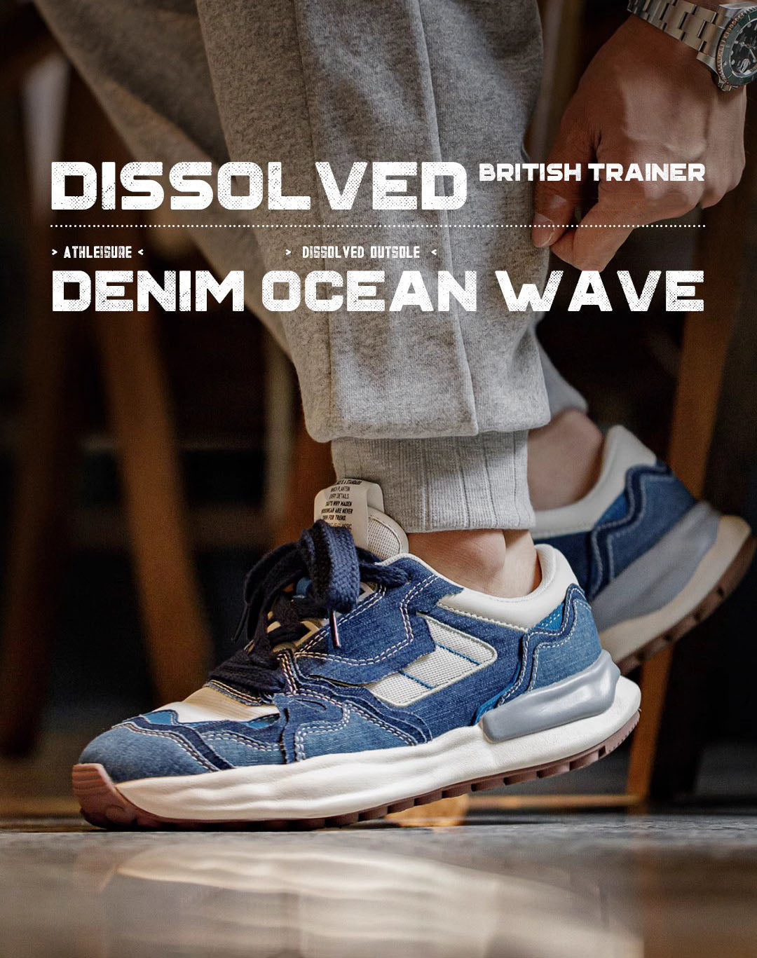 Dissolved Ying Retro All-Match Jogging Bread Men's Sports Shoes