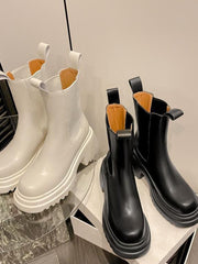 Chunky Heel Ankle Boots