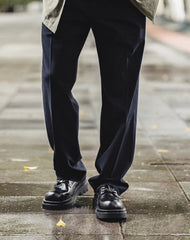 British Hippie Gentleman Derby Martin Work Leather Men's Dress Shoes