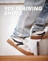 American Retro Versatile Moral White Flat Men's Sports Shoes